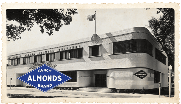 Black and white vintage photo of Blue Diamond's headquarters