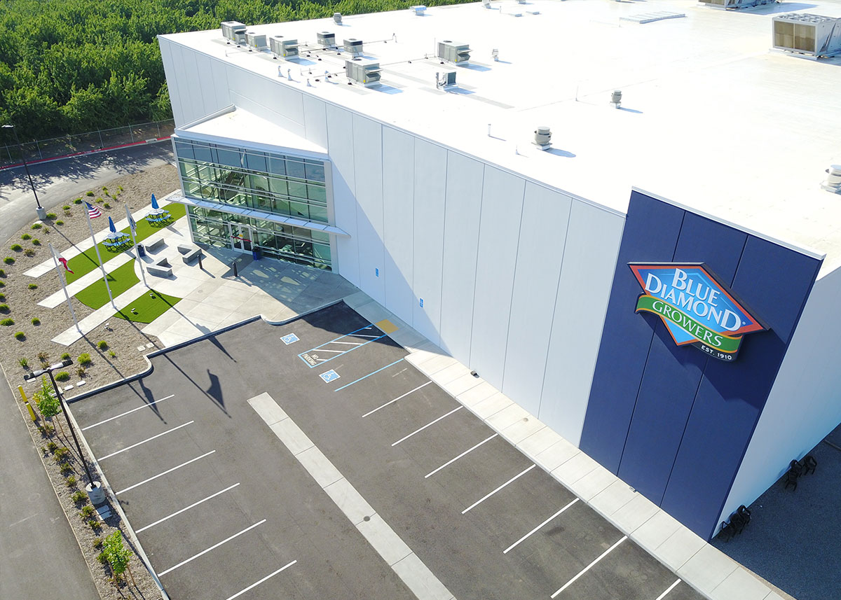 Aerial photo of the Salida facility