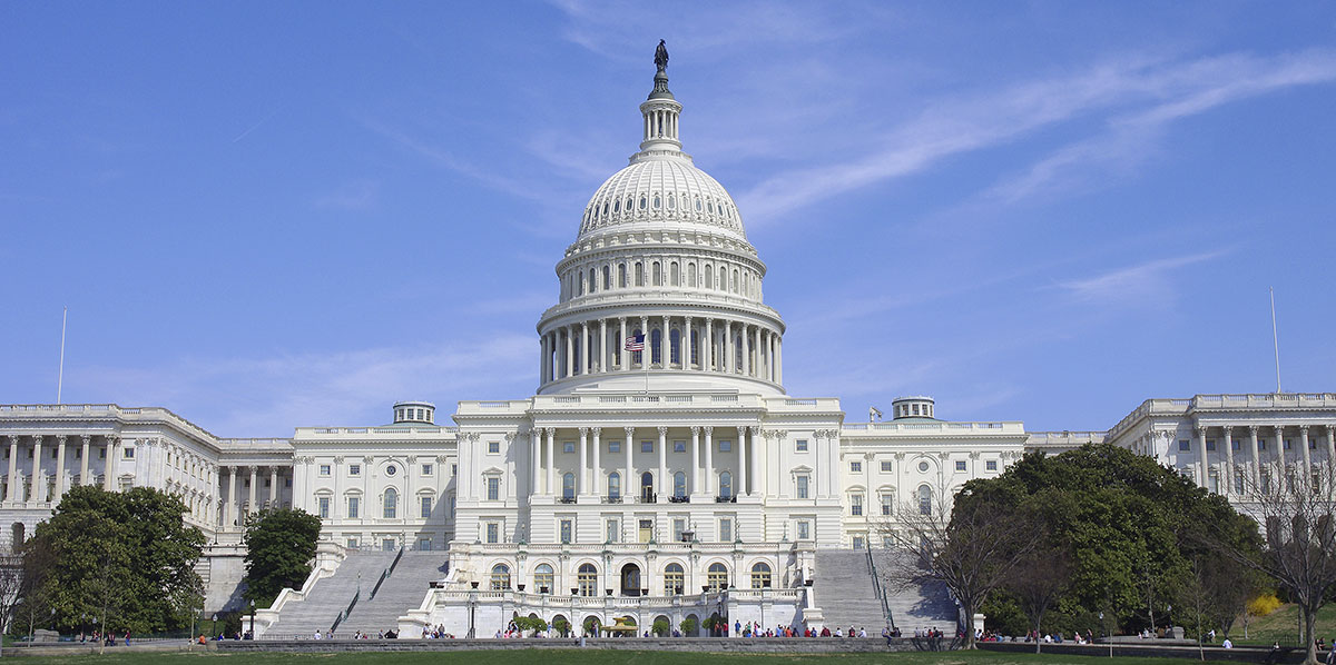 The US capitol building