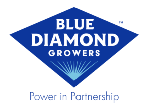 Blue Diamond Grower Logo Power in Partnership